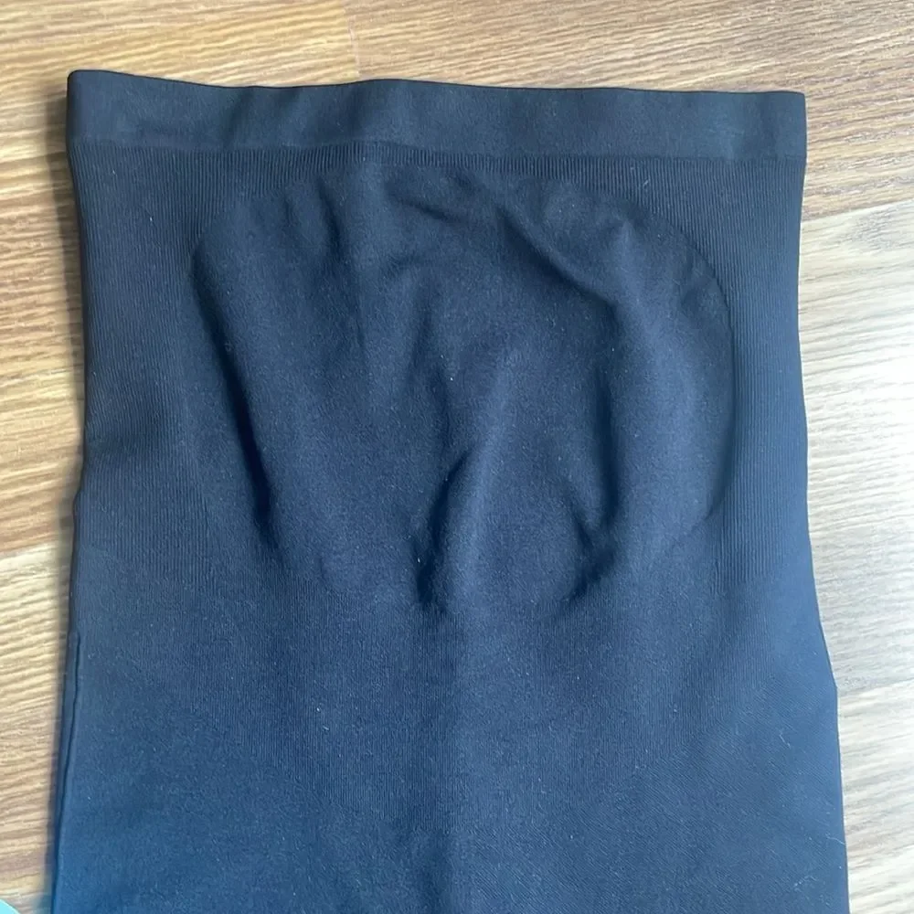 SPANX Women's Maternity Mama Look at Me Now Leggings Size M Black